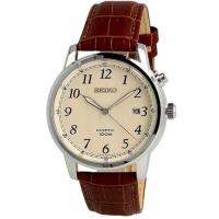 ราคา SEIKO นาฬิกาข้อมือผู้ชาย สายหนัง สีน้ำตาล รุ่น SKA779,SKA779P,SKA779P1 (12236836871)