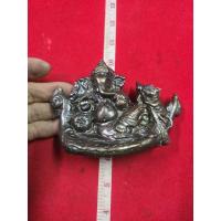 ราคา พระพิฆเนศนั่งเรือถือถุงทองเนื้อนวะขนาด 3 นิ้วตั้งบูชา พุทธคุณเมตตาค้าขายโชคลาภ (26735147552)