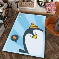 ราคา พรมตกแต่งเพนกวินสีฟ้าพร้อมหมวกตกแต่งการศึกษาทํางานมุมห้องนอนห้องนั่งเล่นสํานักงาน (27993938629)