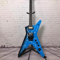ราคา [NEW] Must-Have Chinese Electric Guitar Blue Dimebag Dean Ml From Hell Lighting Body Bridge ขายร้อน (40410512818)