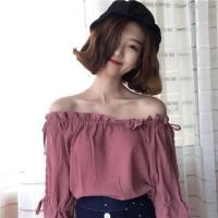 ราคา เสื้อปาดไหล่ ดีเทลผูกเชือกตรงไหล่และตรงแขน (7417150701)