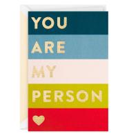 ราคา GREETING CARD- GREETING CARD- HALLMARK- SIGNATURE- YOU ARE MY PERSON (48301692720)