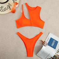 ราคา [BKN1711] <AU> ORANGE NEON CUTOUT BIKINI SET (41763487631)