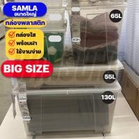 ราคา IKEA กล่องพลาสติกใสอิเกียรุ่น SAMLA ซัมล่า (Clear Box with Lid) (23529924058)