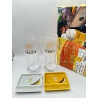 ราคา แก้วเบียร์ Yebisu Beer Glass 1 กล่องมี 2 ใบ (42203348671)