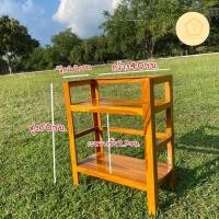 ราคา ชั้นวางของขนาดเล็ก 2ชั้นเล็กงานไม้สักทาสีเคลือบเงา(พร้อมส่ง)‼️ (10700326565)