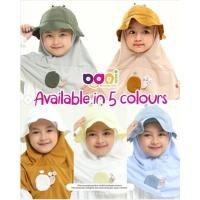 ราคา ฮิญาบเด็กหอยทากน่ารักพร้อมหมวก Bani bata Accents By Rabbani (24542600675)