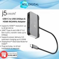 ราคา J5create อะแดปเตอร์ JCA399G USB-C เป็น USB 10Gbps และ HDMI 4K144Hz (48503981257)