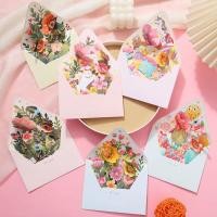 ราคา การ์ดอวยพร ลายดอกไม้ 3D พร้อมซองจดหมาย DIY สําหรับวันแม่ วันพ่อ (19196485760)