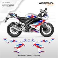 ราคา สติ๊กเกอร์ R15 V3 LIVERY BMW TRI COLOR RACING / STRIPING YAMAHA R15 V3 / สติ๊กเกอร์ R15 CUSTOM STOCK DECAL (26225132551)
