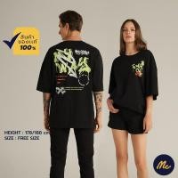ราคา Mc Jeans เสื้อยืดแขนสั้น คอกลม สีดำ Unisex MTTZ595 Graffiti Collection (43056589157)