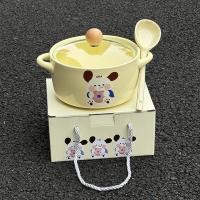 ราคา สินค้าใหม่สไตล์พร้อมสต็อกสไตล์เกาหลี ปาชา สุนัขชามบะหมี่กึ่งสําเร็จรูปเซรามิกที่มีฝาปิดชายหญิงหอพักนักเรียนบะหมี่กึ่งสําเร็จรูปหอยทากก๋วยเตี๋ยวชามพิ20260102 (42727715297)