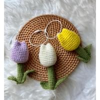 ราคา พวงกุญแจดอกทิวลิป ตกแต่งกระเป๋า พร็อพถ่ายรูป ‼️สินค้าพร้อมส่ง‼️ (22580991159)