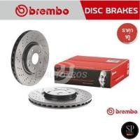 ราคา BREMBO จานเบรคหน้า BENZ C-CLASS W203 (200 220CDI 230KOM), CLK C209 (เจาะรู) (HC) '00-07 / D09 A448 21 / 330mm /ราคา 1คู่ (26423444847)
