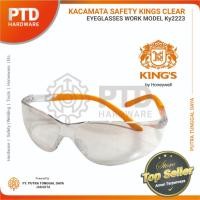 ราคา Kings KY2223 แว่นตานิรภัย Kings Clear Anti-Scratch Protector (24297289947)