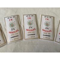 ราคา เข็มเย็บผ้า เข็มก้นทอง เข็มทอง 2-3/4 นิ้ว ห่อละ 15 บาท (1575304244)