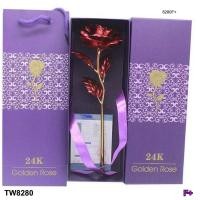 ราคา SS8280 ดอกกุหลาบทองคำ 24K (14949533868)