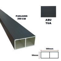 ราคา ฉากกั้น PVC / ตะแกรงแบ่งห้อง PVC MATERIAL / ฉากกั้นกลวงในร่ม PVC - สีเทาเข้ม (27191710638)
