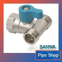 ราคา มินิ บอลวาล์ว 3 ทาง Sanwa ผมผ (1/2") (1933382432)