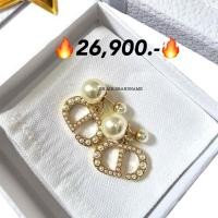 ราคา New dior tribales earrings ต่างหู รุ่นฮิต มีมุก น่ารักมาก (29521426834)