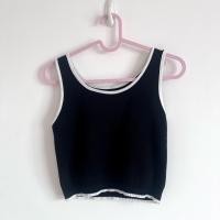 ราคา เสื้อกล้ามครอป เสื้อครอป สีดำ ส่งต่อ (28142592750)