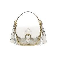 ราคา Coach Mini Shoulder Bag PVC สีน้ำเงินเข้ม โทนที่เข้าได้กันดี (55752226865)