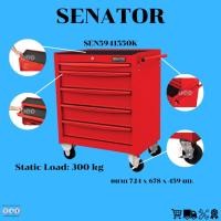 ราคา ตู้เครื่องมือช่างมีล้อ 5ลิ้นชัก สีแดง SENATOR SEN5941550K (22900399132)