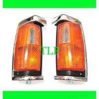 ราคา 1คู่ เสื้อไฟเลี้ยว นิสสัน บิ๊กเอ็ม TD25 1986 - 1989 ฝาส้ม ขอบชุบ Nissan Navara D21 BIG-M เสื้อไฟมุม ไม่รวมขั้วและหลอดไฟ (3378163932)