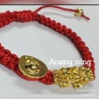 ราคา ด้ายแดงปี่เซี่ยะนำโชค ของแท้100% ทำพิธีและบูชาเองจากฮ่องกง (1903574041)