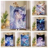 ราคา Genshin ImpactFlannelผ้าห่ม-Super Soft Warm Flannelโยนสําหรับเตียงโซฟา-ห้องนั่งเล่นตกแต่งห้องนอน (54554637635)