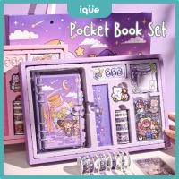 ราคา IQUE น่ารักไดอารี่วารสารชุดสไตล์เกาหลีน่ารักสติ๊กเกอร์ชุดสมุดไดอารี่ (42814751404)