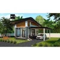 ราคา W-71 แบบบ้านชั้นเดียว (บังกะโล) ขนาดเล็ก สไตล์โมเดิร์น (28302238141)