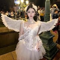 ราคา ส่งไว จาก กทมปีกขนขก ปีกนางฟ้า ปีกเดวิล ปีกปีศาจ ปีกนางฟ้าเด็ก เด็ก-ผู้ใหญ่ ปีกนางฟ้าพับได้ ปีกขนนก สีขาว เด็ก Angel Wing ปีกนางฟ้าพับได้ แบบนกขาว เหมาะสำหรับเด็กและผู้ใหญ่ (28889709247)