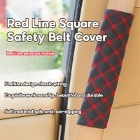 ราคา ฝาครอบเข็มขัดนิรภัยรถยนต์ PU Universal เข็มขัดนิรภัยอัตโนมัติไหล่เบาะ Protector เข็มขัดนิรภัย PROTON Toyota Honda Nissan (24946467153)