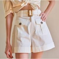 ราคา ส่งต่อ (ของใหม่ไม่มีตำหนิ) กางเกงขอสั้น Mitr Belted Shorts พับเก็บไม่เคยใส่ค่า (18195750497)
