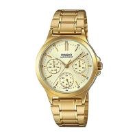 ราคา Casio Standard นาฬิกาข้อมือผู้หญิง สายสแตนเลส รุ่น LTP-V300,LTP-V300G,LTP-V300G-9A - สีทอง (1806210943)