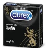 ราคา Durex ดูเร็กซ์ ถุงยางอนามัย รุ่นคิงเท็ค ขนาด 49 มม. บรรจุ 3 ชิ้นDUREX Kingtex Condom 49 MM 3 PCS (40056242631)