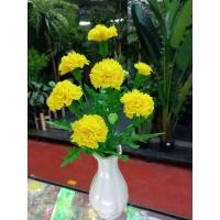 ราคา ดอกดาวเรืองดินปั้น ดอกดาวเรืองประดิษฐ์ สูง 6.5 นิ้ว, 12 นิ้ว (8917561556)