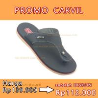ราคา CARVIL FLORES 01 M BLACK รองเท้าแตะผู้ชาย (9222277459)