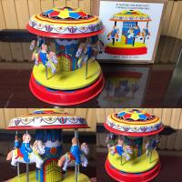 ราคา ของเล่นไขลาน ของเล่นสังกะสี ม้าหมุนสังกะสี ม้าหมุนไขลาน (6745539793)