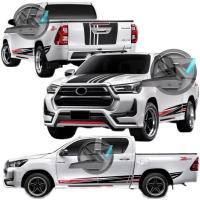 ราคา S425 Toyota Hilux Sport, Revo, TRD Sportivo, Hilux GR Body Stripe สติ๊กเกอร์ไวนิล (50952627623)