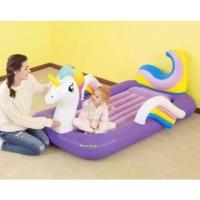 ราคา AIRBED-UNICORN ที่นอนเด็กเป่าลม บ้านลม บ่อบอลเป่าลม ลายรูปทรงยูนิคอร์น สีสันสดใส (18689976131)
