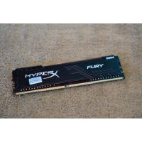 ราคา 8GB (8GBx1) DDR4 2666MHz RAM (หน่วยความจำ) KINGSTON HyperX FURY (BLACK) (HX426C16FB3/8) (41223004582)