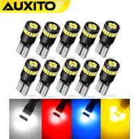 ราคา AUXITO 10PC T10 W5W 194 168 LED รถโคมไฟ LED Canbus หลอดไฟ 3014 LED (27391440035)
