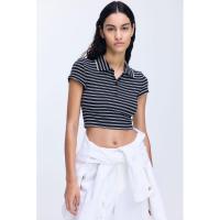 ราคา H&M(เอชแอนด์เอ็ม) เสื้อโปโลแบบลายริ้ว ผู้หญิง 1267512_2 (29086919811)