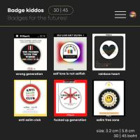 ราคา เข็มกลัด ขนาด 5.8 Badges Brooch / BLACKFUL.CLUB ; (12141317599)