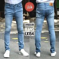 ราคา กางเกงยีนส์ สลิมฟิต ผ้ายืด LVIS CLUB ไซส์ 28-36 (45903257389)