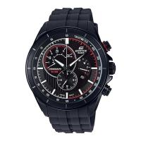 ราคา Casio Edifice นาฬิกาข้อมือผู้ชาย สายซิลิโคน รุ่น EFR-561PB-1A - สีดำ (1396814636)