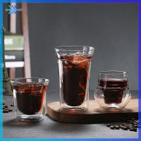 ราคา EPMN> Creative ชาถ้วยแก้ว Double Wall Design แก้วใสแก้วกาแฟร้านอาหารแก้ว Double Wall แก้วแก้ว Drinkware ใหม่ (58152308375)