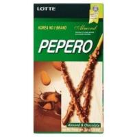 ราคา 3 กล่อง 100 บาท Lotte Pepero Almond&Chocolate (408934682)